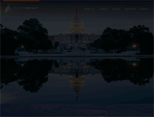 Tablet Screenshot of policyimpact.com